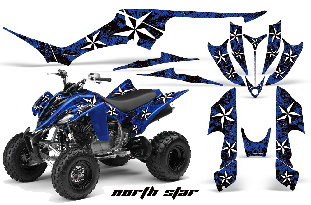 Yamaha Raptor 350 Graphics Northstar Blue